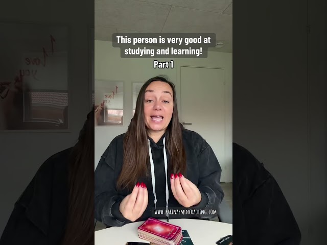 📚This person is very good at studying and learning.