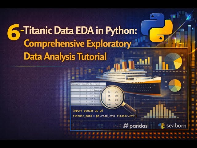 6 Titanic Data EDA in Python: Comprehensive Exploratory Data Analysis Tutorial