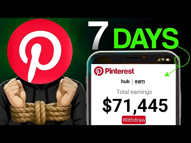 I Tried To Earn $7000 On PINTEREST in 7 DAYS (Real Earning PROOF)