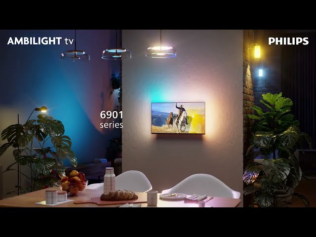 Philips PQS6901 QLED TV small screen - 2026 Philips TV range. Product video (en)