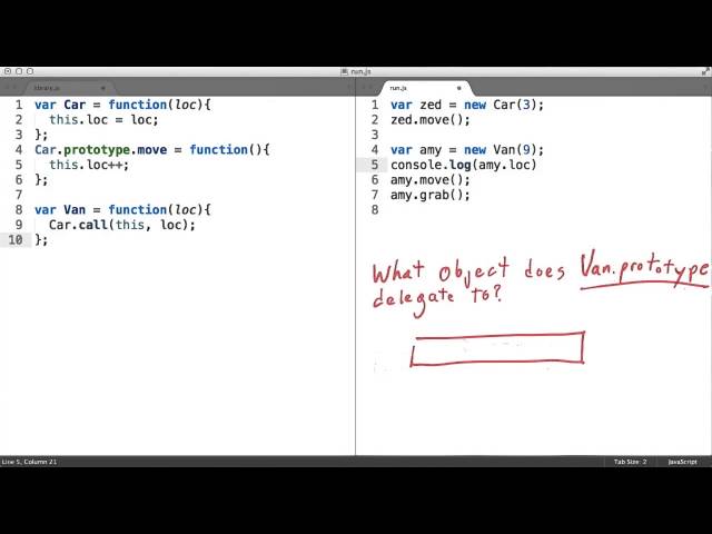 Constructor Prototype Delegation - Object-Oriented JavaScript