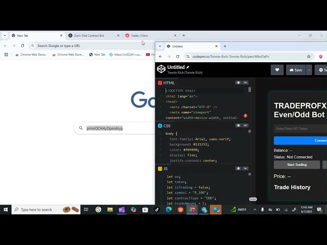 "Build a Powerful Deriv Trading Bot Using ChatGPT + CodePen + Deriv API (Full Tutorial)"