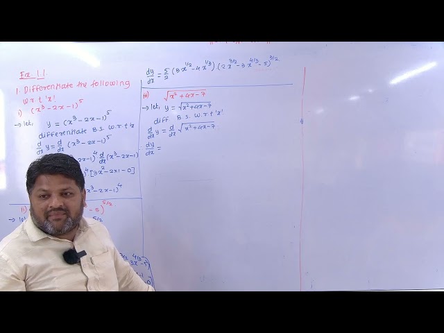 1.1 | 12th | | 1. Differentiation | YASHODEEP EDU. |Rahul Sir. | 9503116522