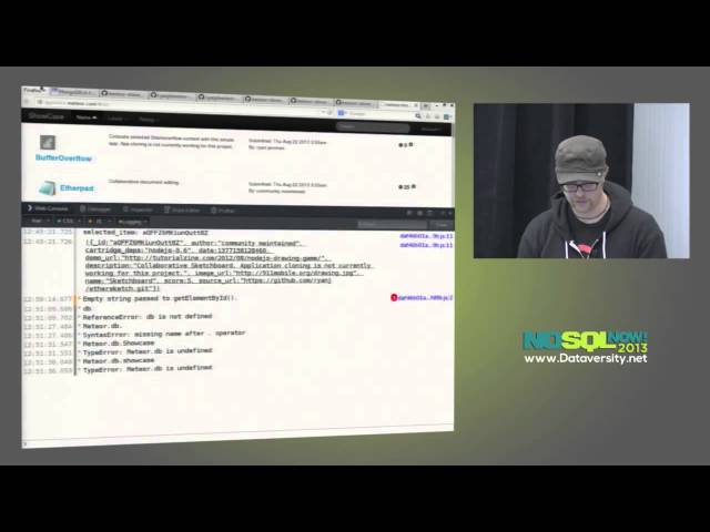 MongoDB in the Browser and Realtime Application Design with Meteor.js
