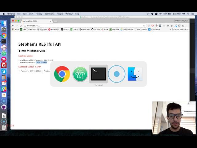 Server Responses in Express -- Free Code Camp -- Timestamp Microservice