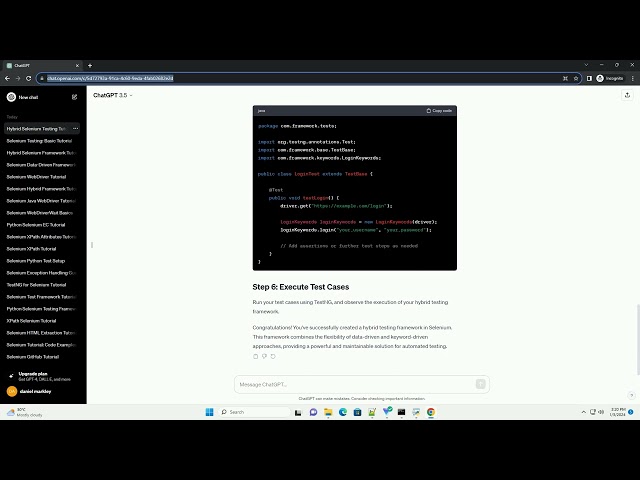hybrid testing framework in selenium
