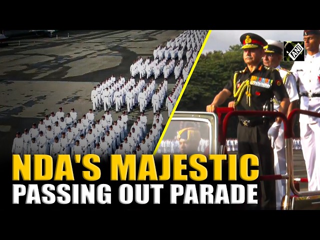NDA holds passing out parade for India's defence services graduates, Gen Upendra Dwivedi present
