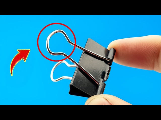Millions of people don't know! 9 SECRET functions of a clerical clip!