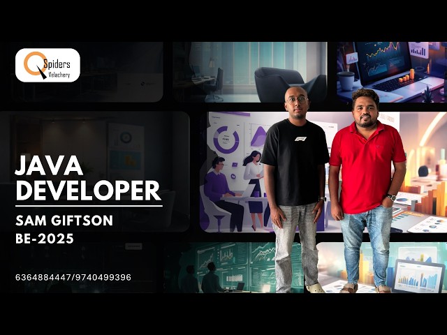 Congratulations Sam giftson for getting placed as a java developer