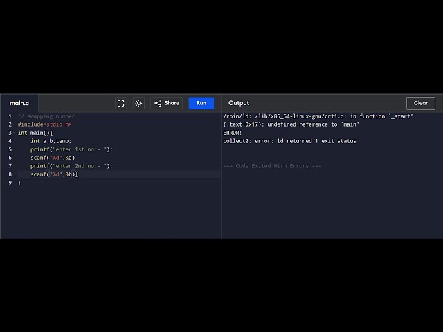 swapping in c programming #programming #codecraft #coding #code #education