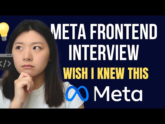 Things I Wish I Knew Before Interviewing at Meta as a Frontend Engineer