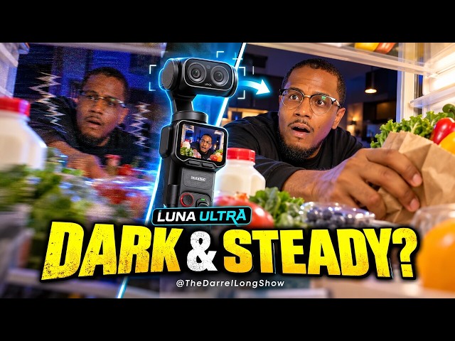 Insta360 Luna Ultra Footage Test: Putting Groceries Away (Low Light & Stabilization Test)