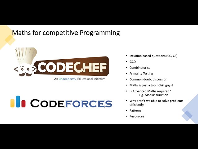 Maths for CP | solving problems | Codeforces | Codechef