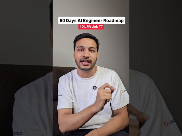 90 Days AI Engineer FREE Roadmap from Scratch #aiengineering #ai #coding