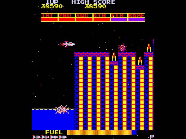 Arcade Game: Scramble (1981 Konami)