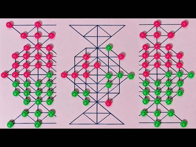 ✨Traditional village game | 🤯Mind✨ blowing strategy Battle game | 2 player bead 🧿game