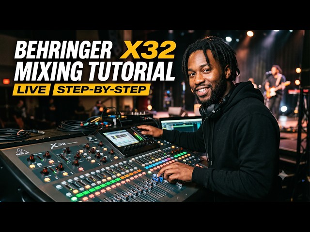 Behringer X32 Mixing Tutorial: How to Get a Clean Live Mix From Scratch | MIXDOWN & OUTRO