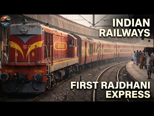 India’s First Rajdhani Express: The Untold Story of Speed & Luxury (1969) | Rail Tech Info