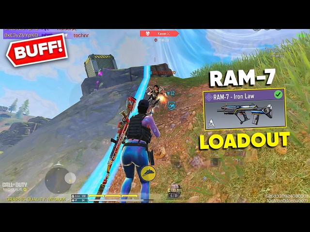 BUFFED RAM-7 LOADOUT HITS DIFFERENT AFTER SEASON 5 COD MOBILE
