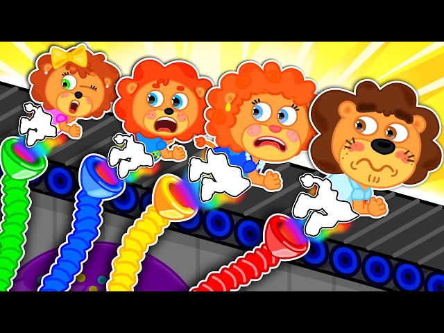 Lwiątko | Kolorowe linie metra | Kreskówka dla dzieci | Bajki Po Polsku