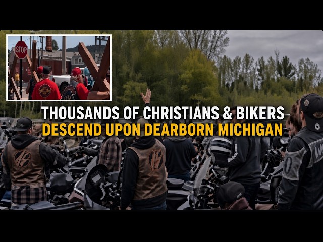 Bikers & Christians Descend Upon Dearborn Michigan To Protest Islam- Red Neck Army Song