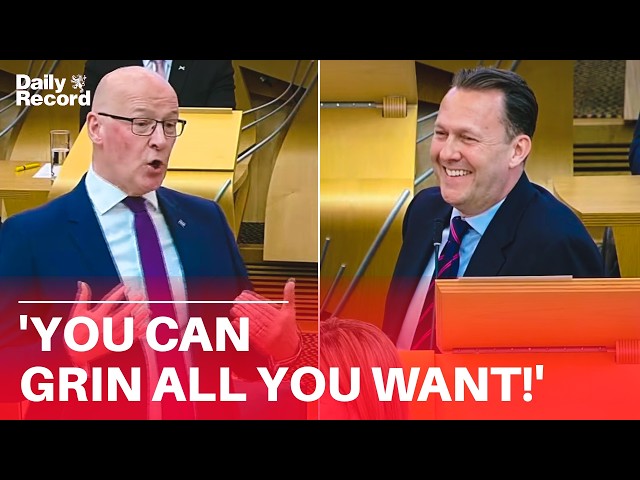 John Swinney left VISIBLY RATTLED by 'desperate deflection' claims over Murrell scandal