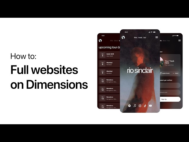 Full Website Tutorial