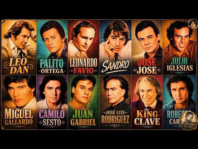 Miguel Gallardo, Sandro, Nino Bravo,Leo Dan, José,Julio Iglesias,Camilo Sesto 🌹 BALADAS INOLVIDABLES