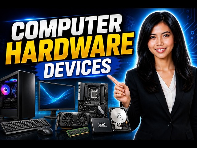 Computer Hardware Devices Explained 🔥 | Computer Components & Their Functions