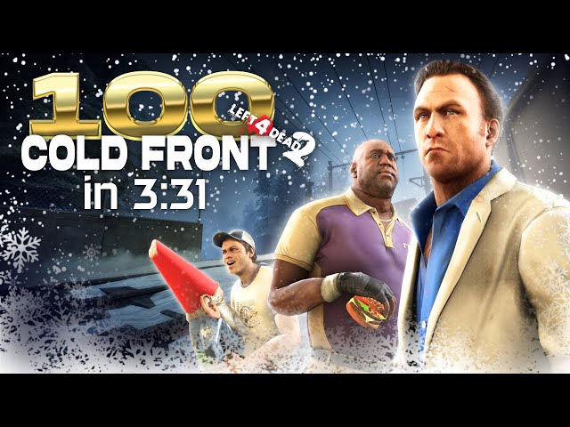 L4D2 - Speedrun #100 - Cold Front - 3:31 Co-op [TAS]