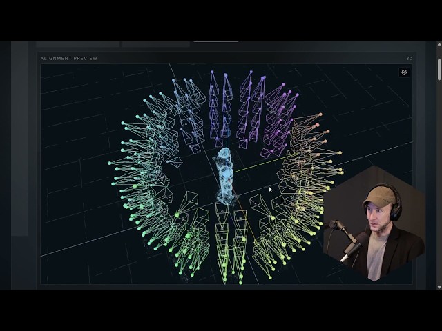 Fast multi-camera alignment with 3DFlow FlowEngine