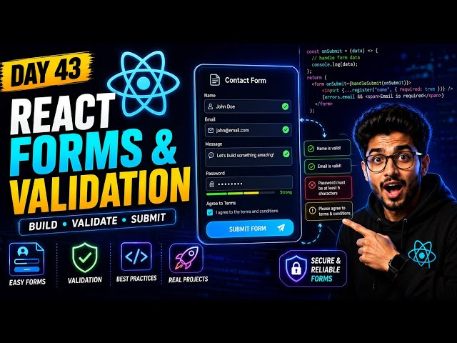 React forms and validation 