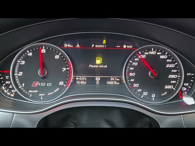 Audi RS6 (C7 facelift) 560 hp acceleration 0-200