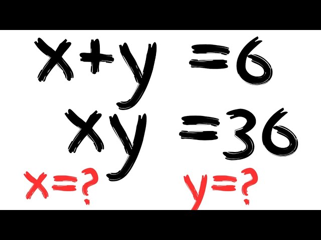 A Nice Algebra Problem | Can You Solve this ? #premath #maths #matholympics