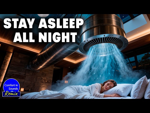 AC White Noise for Deep Sleep – Continuous Air Conditioner Hum (10 Hours)