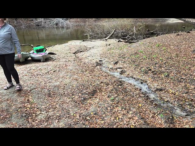 Source of this little creek by the boat ramp? @ KF to Nankin Cleanup 2025-11-22