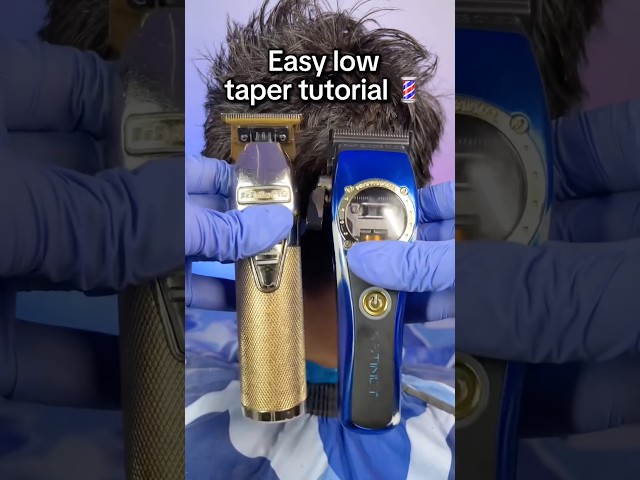 EASIEST LOW TAPER TUTORIAL 💈✨😵‍💫 STEP BY STEP FOR BEGINNERS 🔌 @HowToFade