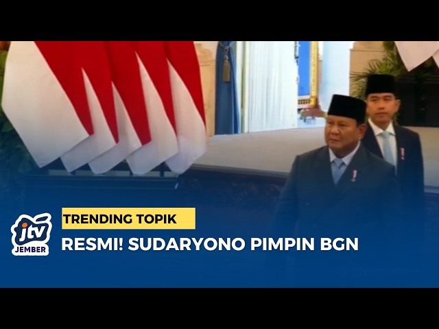 Prabowo Officially Appoints Sudaryono as Head of BGN, Replacing Nani Who Resigned