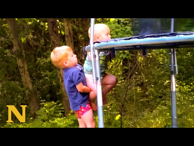 You Won't Believe How These Two Kids Solved Their Trampoline Problem
