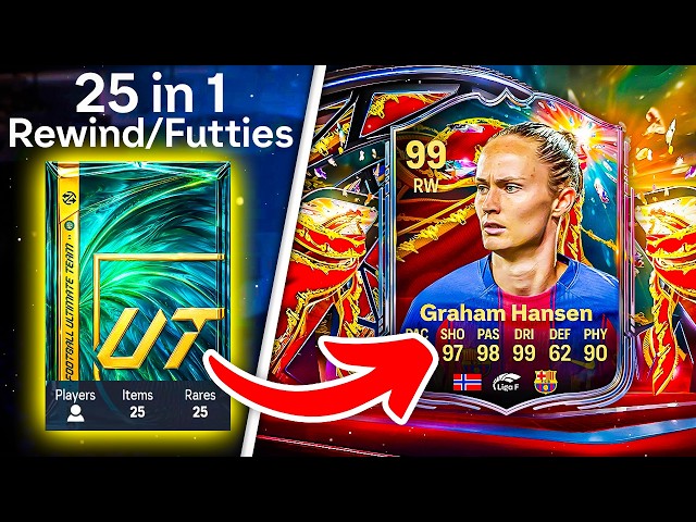 25x REWIND/FUTTIES CARDS IN 1 PACK! 😱 FC 26 Ultimate Team