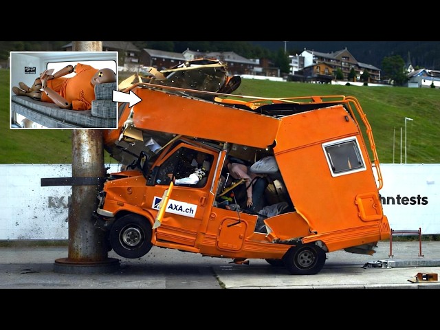 What Happens When You Crash Test a Family Motorhome?