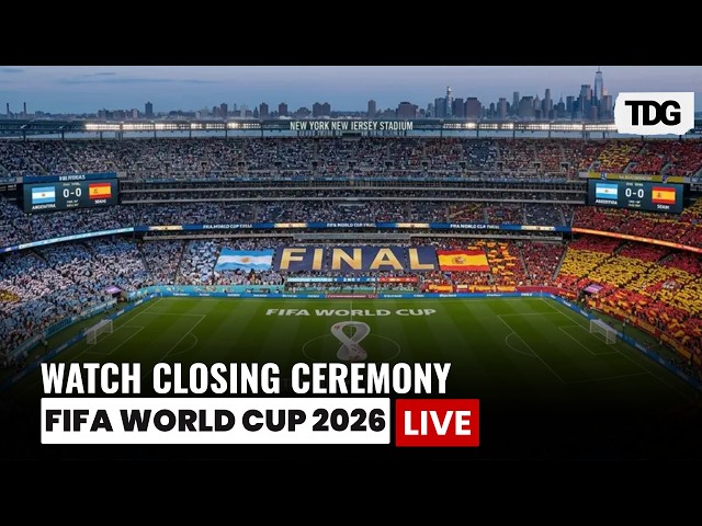 WATCH LIVE: FIFA World Cup 2026 Closing Ceremony | Music, Entertainment & Trophy Celebration