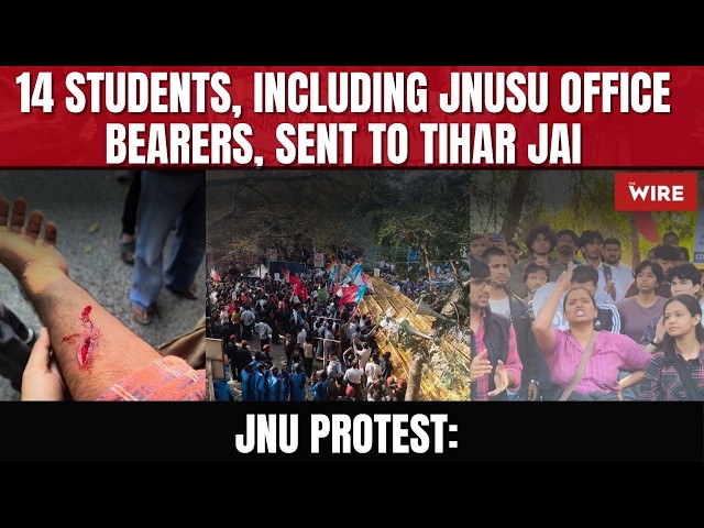 JNU Students Lathi-charged, Injured, Detained During Protest Over V-C Remarks, UGC Equity Guidelines