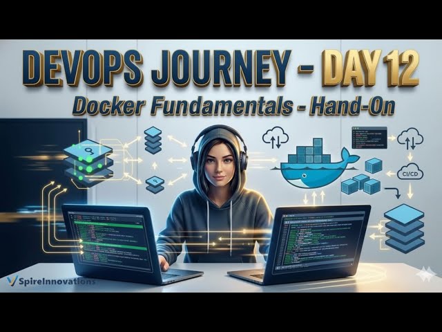 DevOps Full Course | Docker Fundamentals – Part 1 (Hands-On) (Day 12)