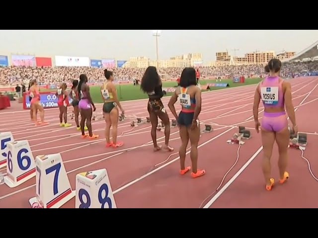 Wow Jamaica shericka Jackson destroyed usa winning 1st place 