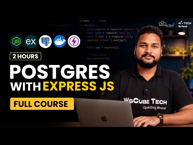 PostgreSQL + Express.js | Build a Backend from Scratch in 2 Hours