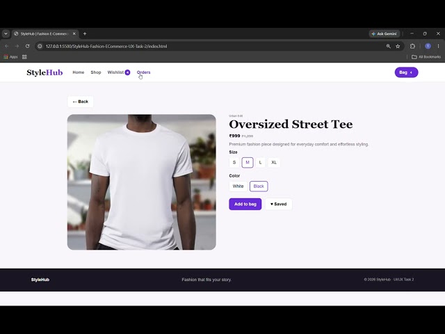 StyleHub-ECommerce-Website
