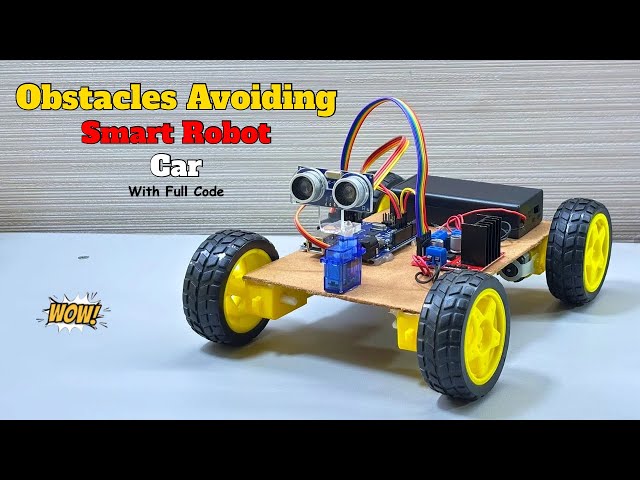 Build an Obstacles Avoiding Robot Car - Step by Step!