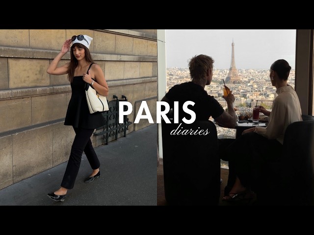 2 Days in Paris: YSL Café, Vintage Shopping & Eiffel Tower Dinner⎢Paris Diaries