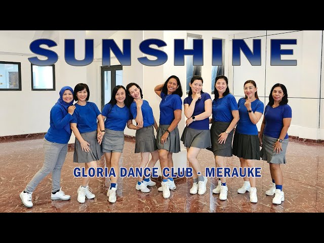 SUNSHINE // LINE DANCE // Choreo CAECILIA MARIA FATRUAN // GDC MERAUKE PAPUA SELATAN - INA